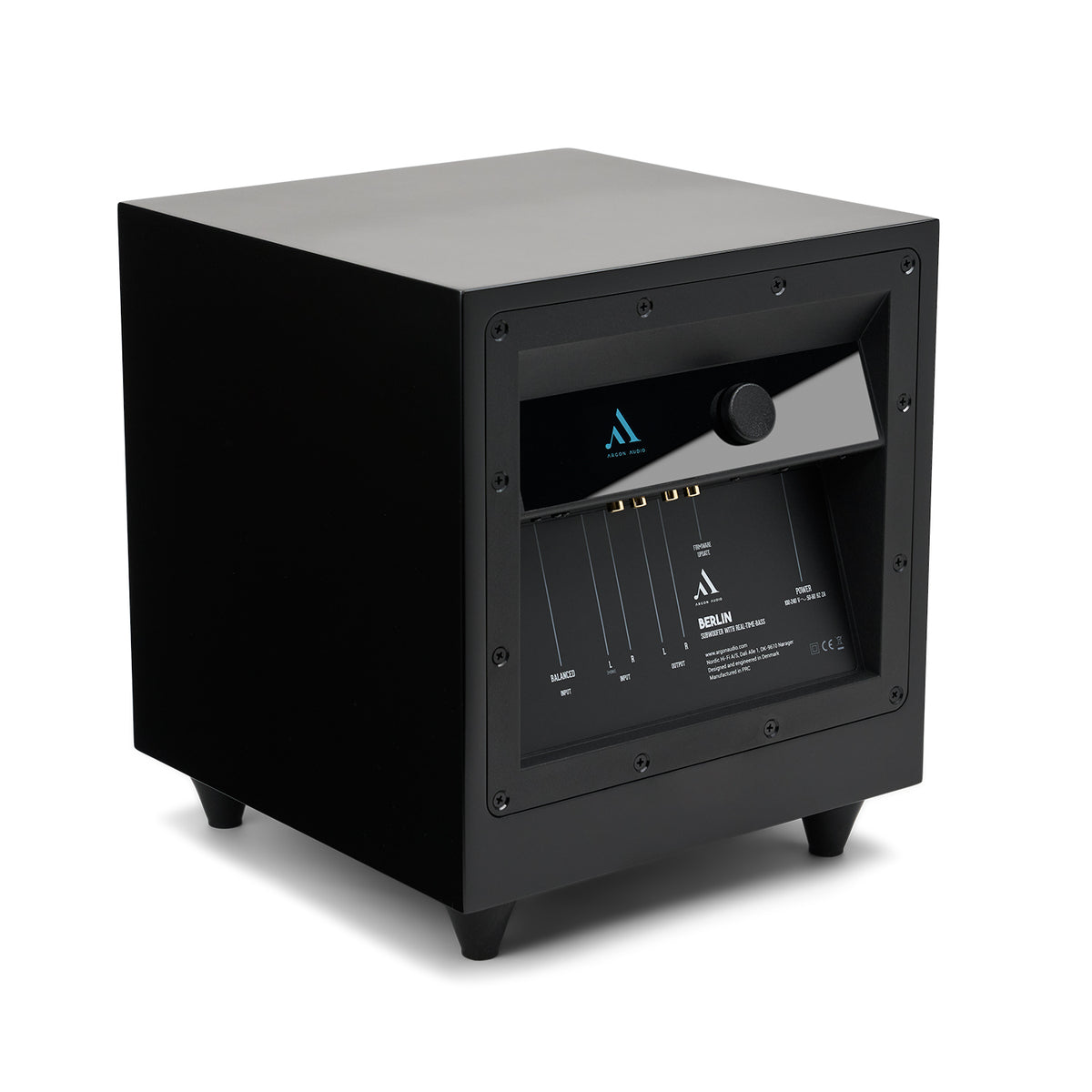 Argon Audio BERLIN SUB 10 Black konstrukcja i wykończenie